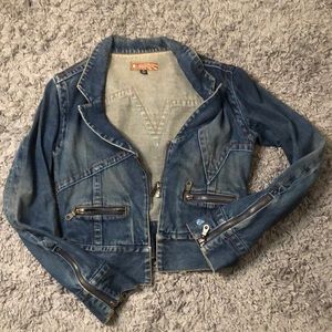 Vintage 90’s Volcom Denim Zipper Jacket